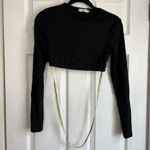 Adika cropped long-sleeve